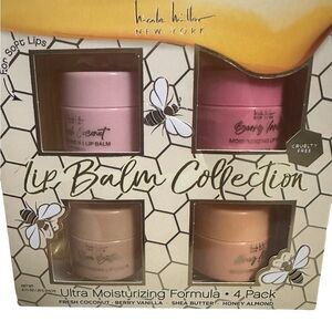 NIB - Nicole Miller - Lip Balm Collection 4 Different Flavors